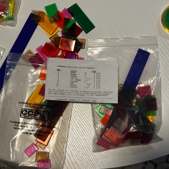 Large Collection of Math Manipulatives for Homeschool or Classroom - Picture 4 of 15